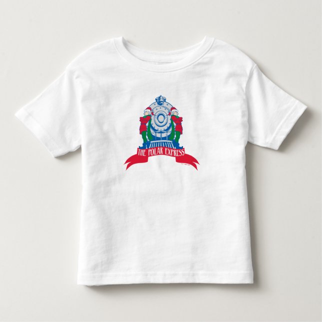 Camiseta O Polar Express | Elves Em Pé De Comboio (Frente)