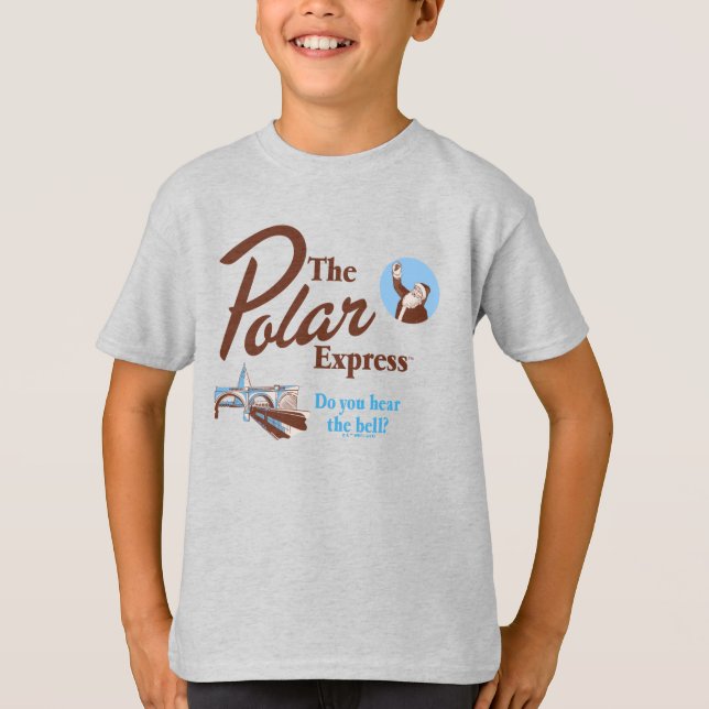 Camiseta O Polar Express | Retrato "Você Ouve A Bela" (Frente)