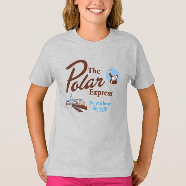 Camiseta O Polar Express | Retrato "Você Ouve A Bela" (Frente)