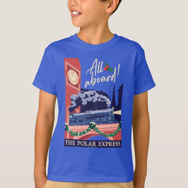 Camiseta O Polar Express - Tudo A Bordo! (Frente)
