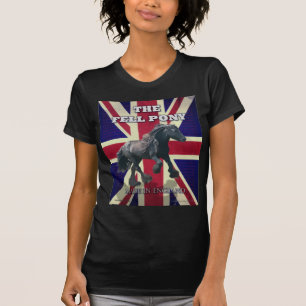Camiseta "O pônei da queda -- Británico verdadeiro -- Fei