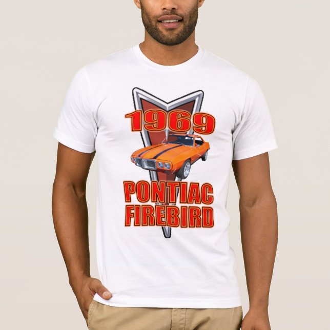 Camiseta O Pontiac Firebird dos homens (Frente)