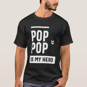 Camiseta O PopPop do Mens é Meu Herói  Padre Avô Present