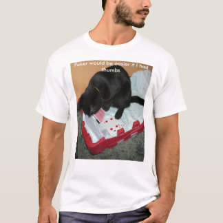 Camiseta O póquer seria mais fácil se eu tive t…