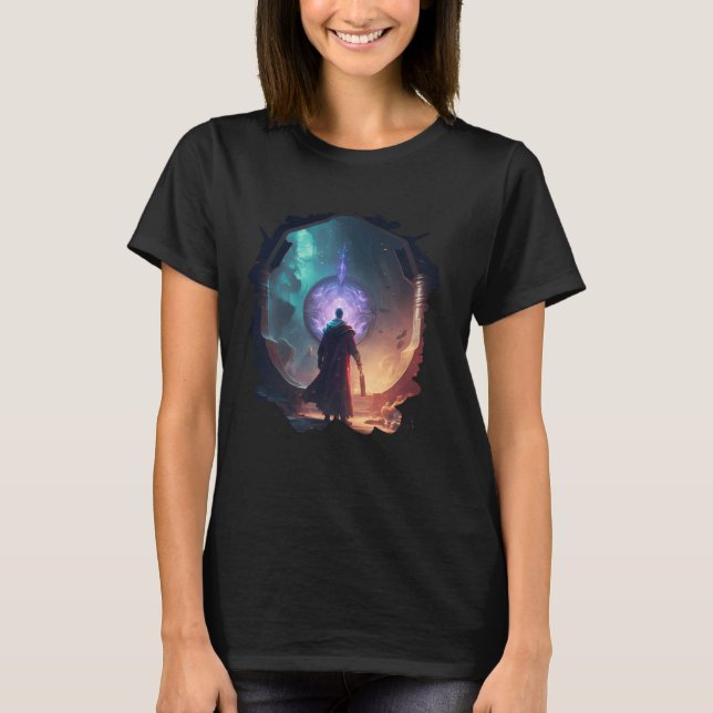 Camiseta O Portal Místico do Assistente (Frente)