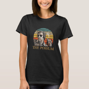 Camiseta O Possum Clássico Artes Música Country 70s 80s Vin