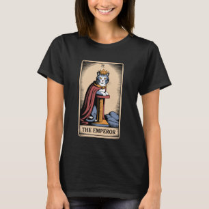 Camiseta O Poste de Arranhar Gato Místico Carta do Imperado