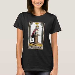 Camiseta O Poste de Arranhar Gato Místico Carta do Tarot O