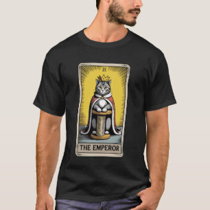 Camiseta O Poste de Arranhar Gato Místico Carta do Tarot O
