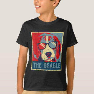Camiseta O Poster de Beagle Obama Vintage Animal Pet Hound 