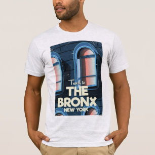 Camiseta O pôster de viagem do Bronx Nova York