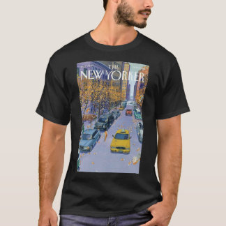 Camiseta O Poster do Cobrir New Yorker Vintage