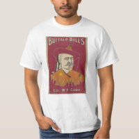 O poster ocidental selvagem 1890 de Buffalo Bill