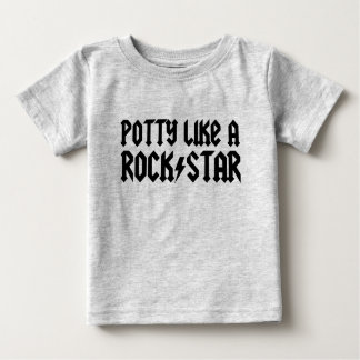 Camiseta O Potty gosta de uma estrela do rock