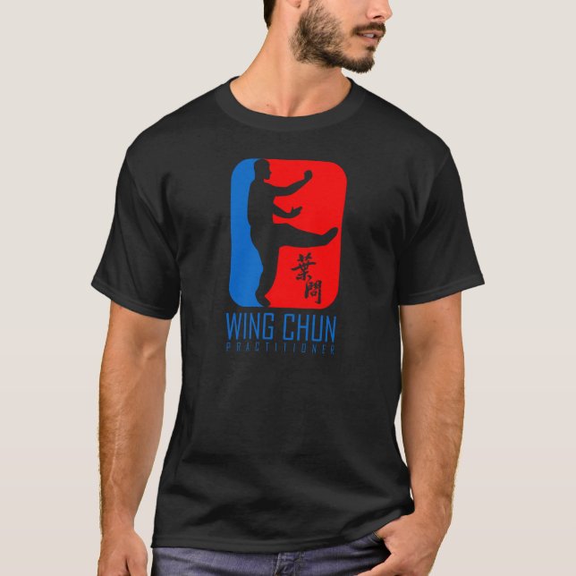 Camiseta O praticante Wing Chun "Ip Man Style" (Frente)