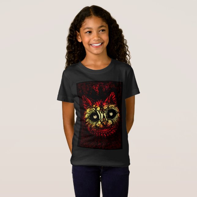 Camiseta O Precioso: Um Gato em Estilo Gótico (Frente Completa)