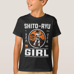 Camiseta Ó Precisão Da Rapariga De Ryu E Estilo Em Karate D