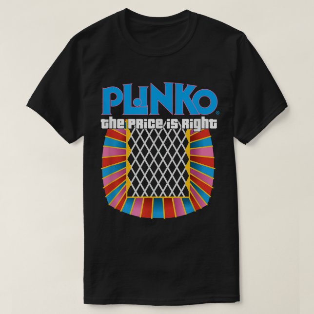 Camiseta O Preço é Plinko Direita (Frente do Design)