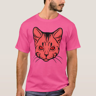Camiseta O presente assustador de gato
