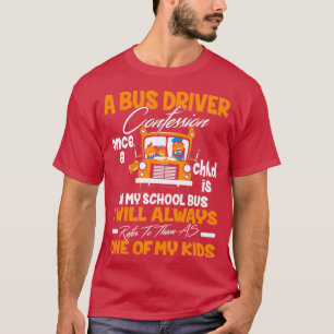Camiseta O presente da escola de motoristas de barramento r