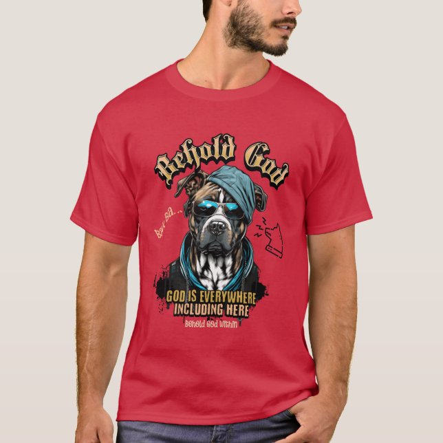 Camiseta O presente de Cachorro e Deus (Frente)