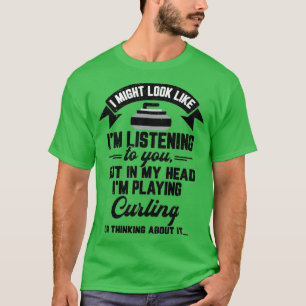 Camiseta O Presente De Curling Que Posso Parecer Ix27m A Ou