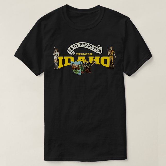 Camiseta O presente de Idaho (Frente do Design)