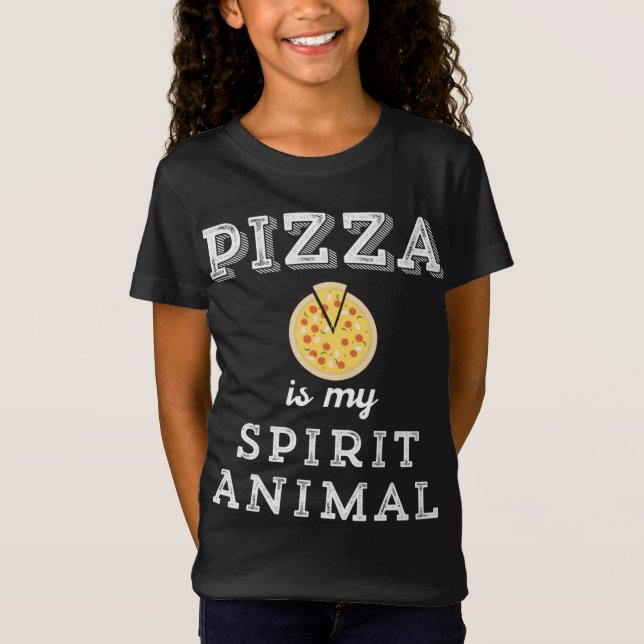 Camiseta O Presente De Pizza Adolescente É O Meu Pimenta En (Frente)