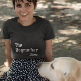 Camiseta O presente do cão engraçado para a mãe