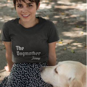 Camiseta O presente do cão engraçado para a mãe