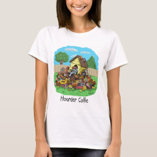 Camiseta O presente do Hoarder Collie Dog Lover