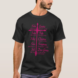 Camiseta O presente do Movimento Cristão Cinco Solas-Bonito