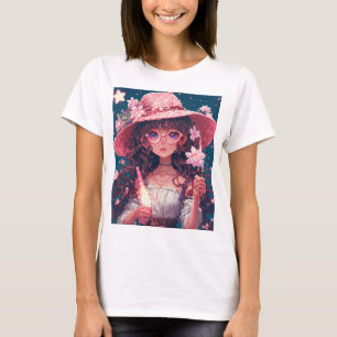 Camiseta O presente é estilos de arte em pixel apresentando