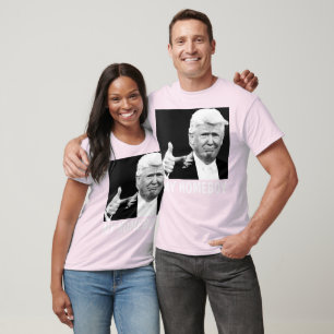 CAMISETA O PRESIDENTE DONALD CONFIA NAS MINHAS FICARES EM C