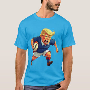 Camiseta O Presidente Donald Trump joga rugby