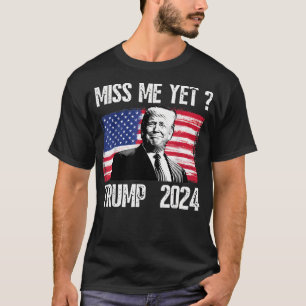 Camiseta O Presidente Donald Trump Sente Mim Ainda Que Engr