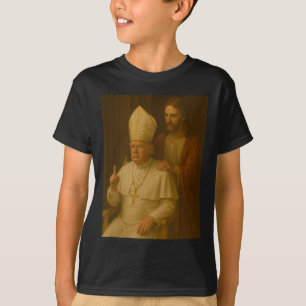 Camiseta O Presidente Trump de Jesus Rezar Quer Ser O