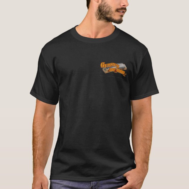 Camiseta O preto é mau! (Frente)