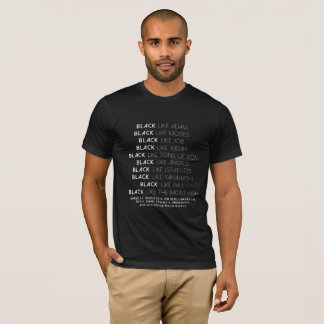 Camiseta O PRETO GOSTA… (a pia batismal branca)