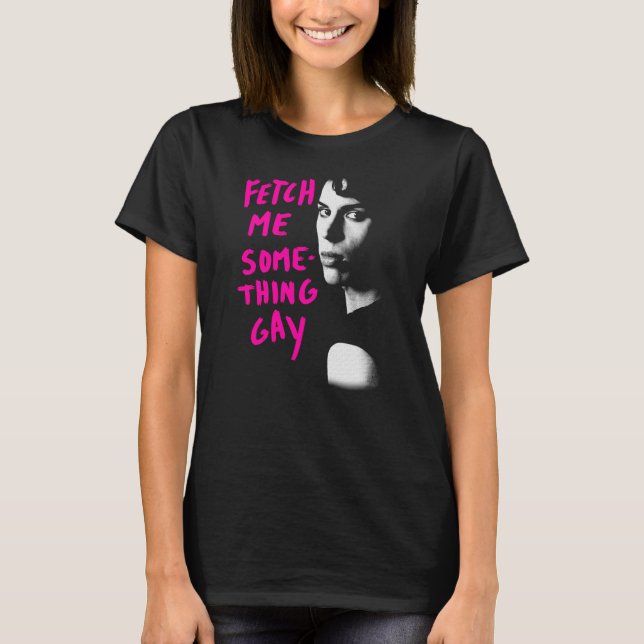 Camiseta O preto órfão | busca-me algo alegre (Frente)