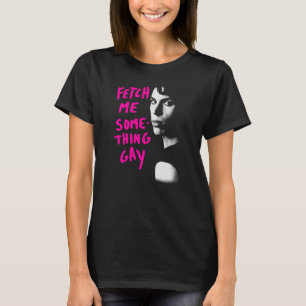 Camiseta O preto órfão busca-me algo alegre