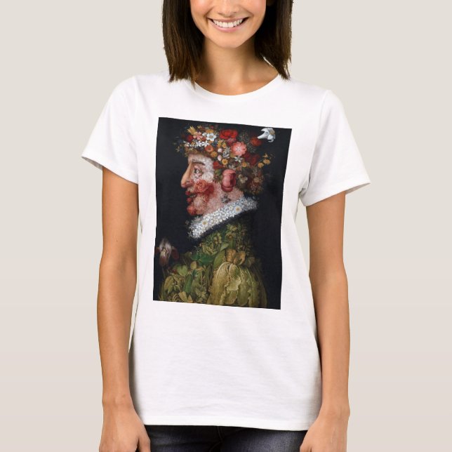 Camiseta O Primavera, Arcimboldo (Frente)