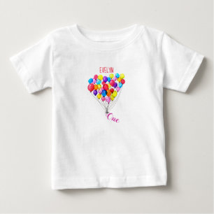 Camiseta O primeiro aniversario do BALÃO personalizou um