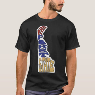 Camiseta O Primeiro Estado Delaware Oversized