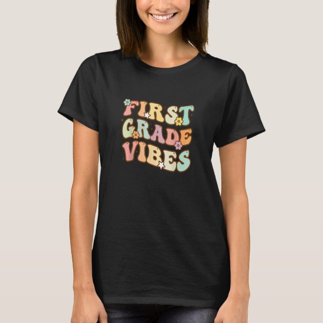 Camiseta O Primeiro Grau Volta Às Crianças De Professores (Frente)