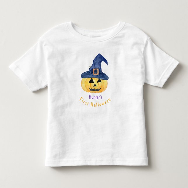 Camiseta O Primeiro Halloween Jack O'Lantern (Frente)