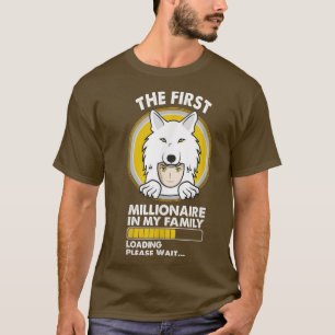 Camiseta O Primeiro Milionário Da Minha Família Saitama Inu