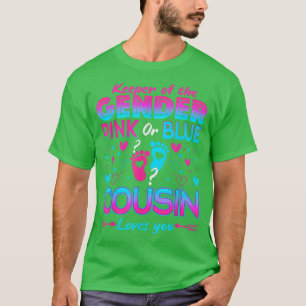 Camiseta O Primo Rosa Ou Azul Engraçado Te Ama A Revelação