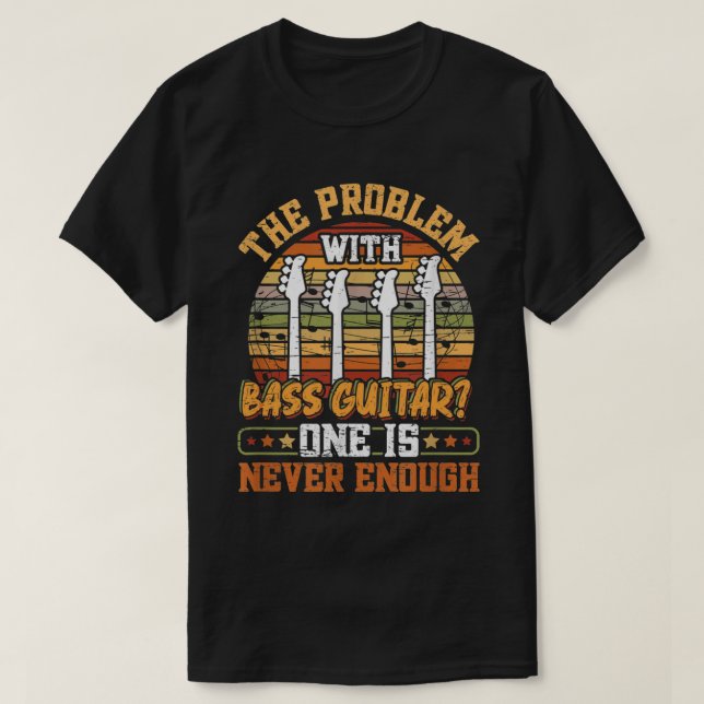 Camiseta O Problema Com o Baixo (Frente do Design)