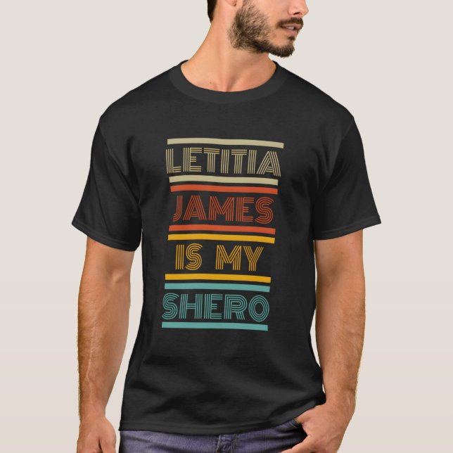 Camiseta O Procurador-Geral Da Ny Ag Letitia James É Meu Sh (Frente)